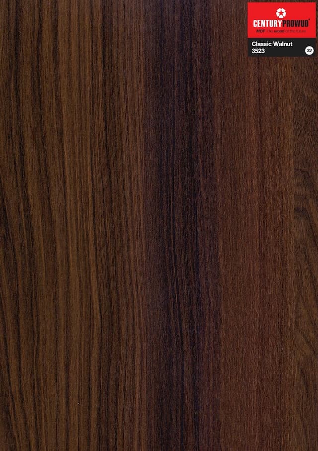 Century Prowud Prelam Particle Board - 3523 - Classic Walnut