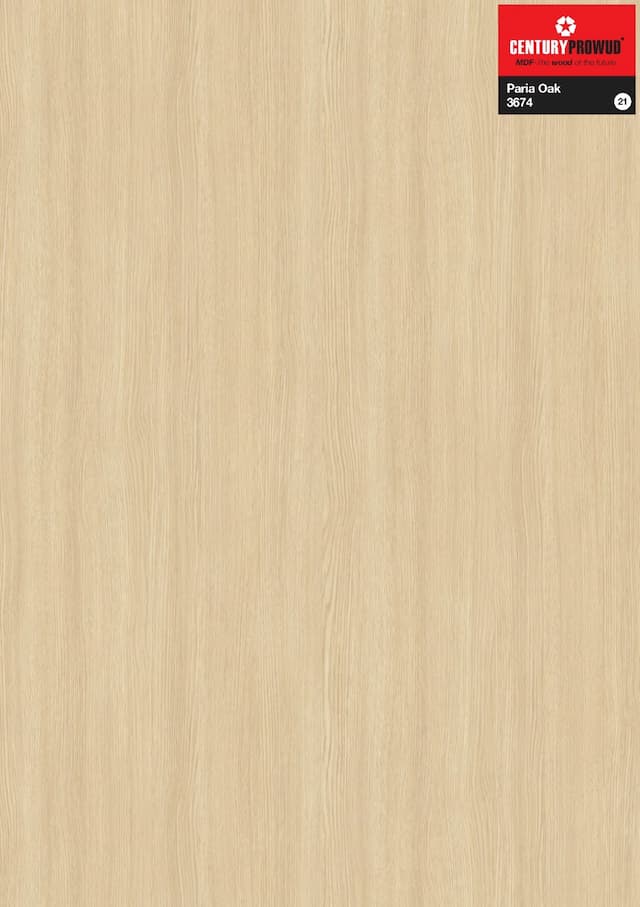 Century Prowud Prelam Particle Board - 3674 - Paria Oak