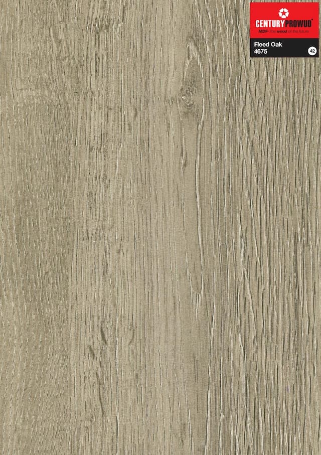 Century Prowud Prelam Particle Board - 4675 - Fleed Oak