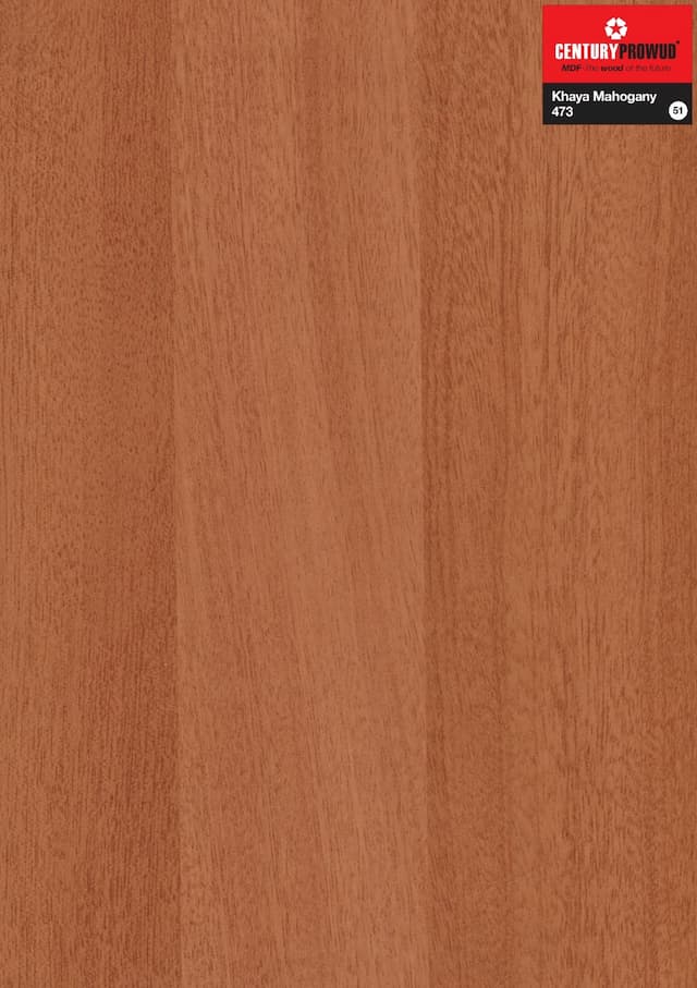 Century Prowud Prelam Particle Board - 473 - Khaya Mahogany