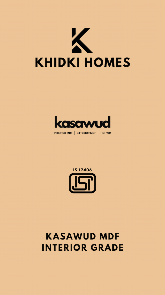 Kasawud MDF Interior Grade (Brown Color)