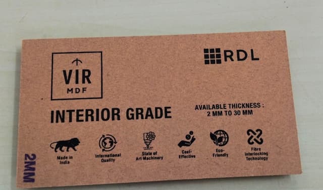 VIR PRO Interior Grade MDF